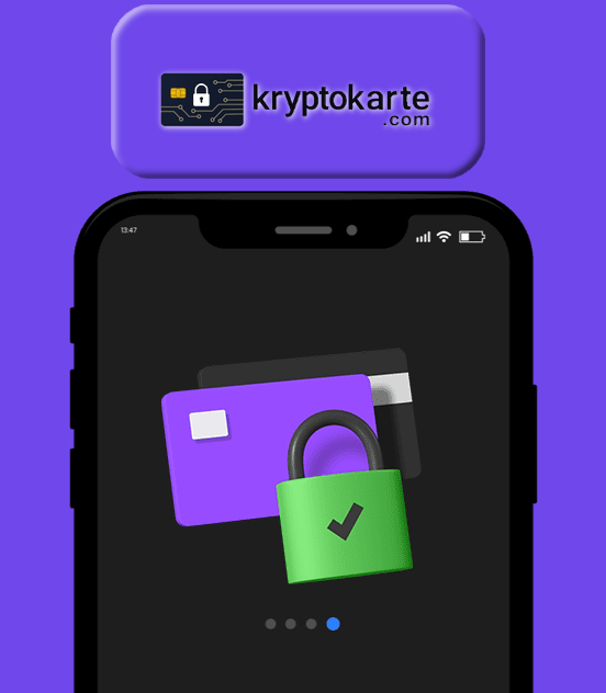 Secure virtual Visa card with cryptocurrency